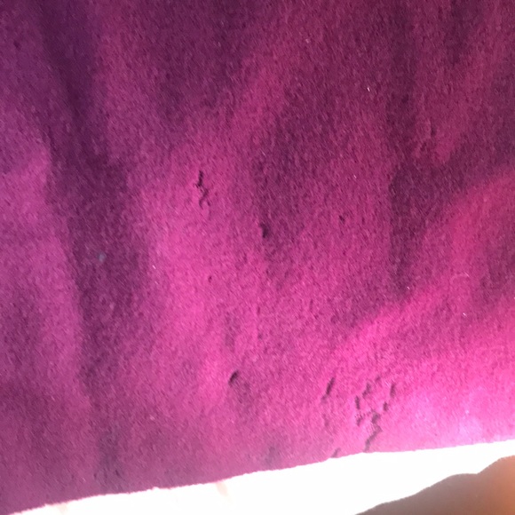 Vintage Long Purple Wool Coat with Pockets - Picture 8 of 16